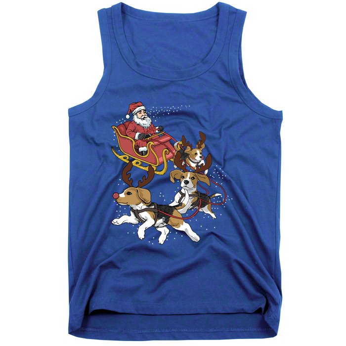 Beagle Christmas Gift Tank Top