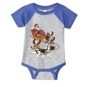 Beagle Christmas Gift Infant Baby Jersey Bodysuit