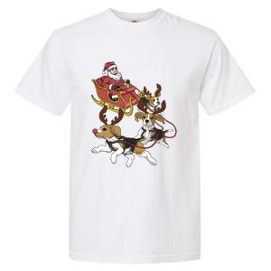 Beagle Christmas Gift Garment-Dyed Heavyweight T-Shirt