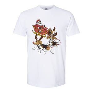 Beagle Christmas Gift Softstyle CVC T-Shirt