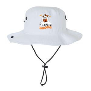 Booooks Cute Ghost Reading Library Books Halloween Teacher Gift Legacy Cool Fit Booney Bucket Hat