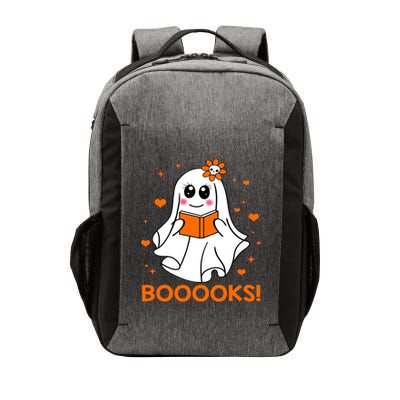Booooks Cute Ghost Boo Reading Library Books Halloween Funny Gift Vector Backpack