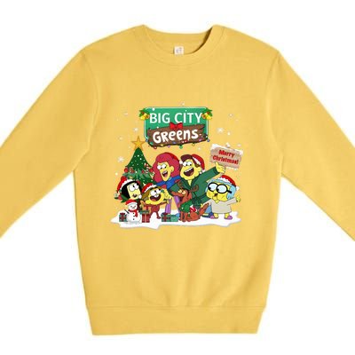 Big City Greens Merry Christmas Holiday Season Premium Crewneck Sweatshirt