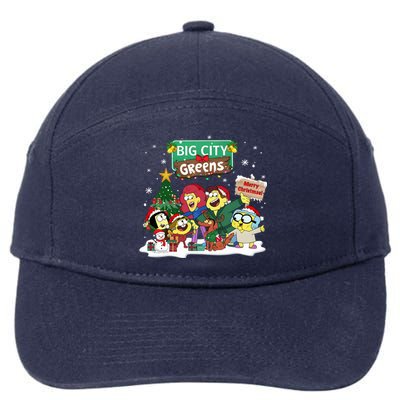 Big City Greens Merry Christmas Holiday Season 7-Panel Snapback Hat