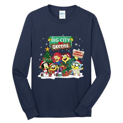 Big City Greens Merry Christmas Holiday Season Tall Long Sleeve T-Shirt