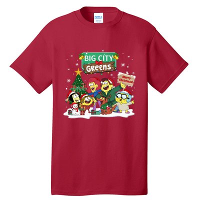 Big City Greens Merry Christmas Holiday Season Tall T-Shirt