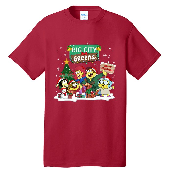 Big City Greens Merry Christmas Holiday Season Tall T-Shirt