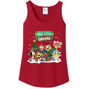 Big City Greens Merry Christmas Holiday Season Ladies Essential Tank