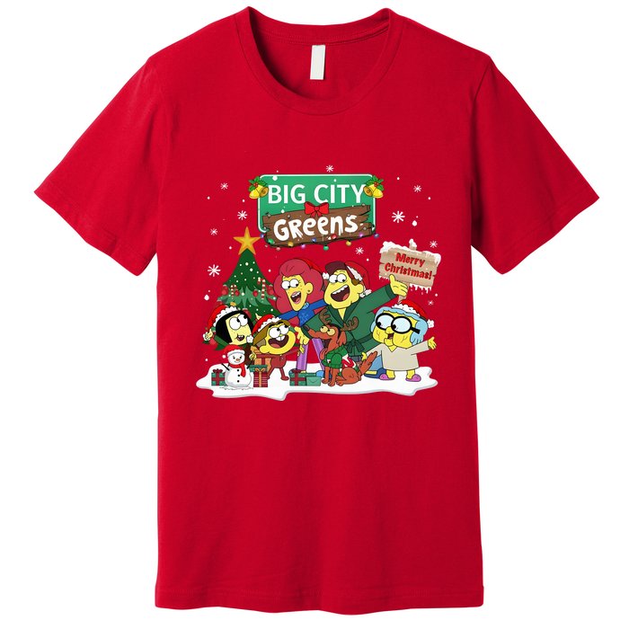 Big City Greens Merry Christmas Holiday Season Premium T-Shirt