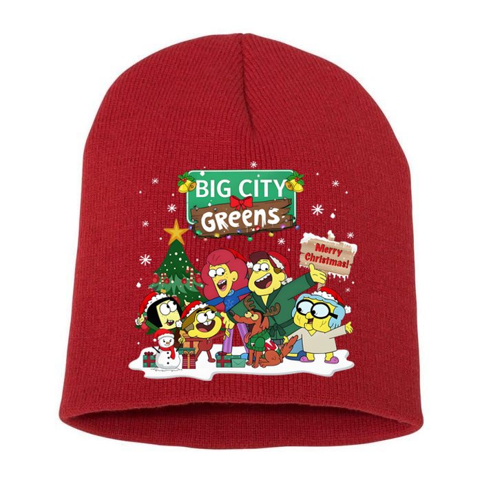 Big City Greens Merry Christmas Holiday Season Short Acrylic Beanie