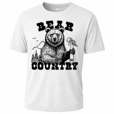 Bear Country Grizzly Bear Yellowstone National Park Yosemite Performance Shirt