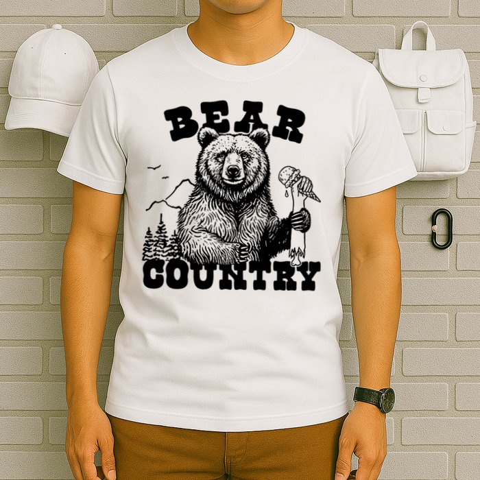 Bear Country Grizzly Bear Yellowstone National Park Yosemite T-Shirt