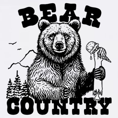 Bear Country Grizzly Bear Yellowstone National Park Yosemite T-Shirt
