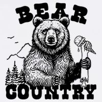 Bear Country Grizzly Bear Yellowstone National Park Yosemite T-Shirt