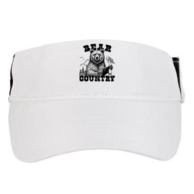Bear Country Grizzly Bear Yellowstone National Park Yosemite Adult Drive Performance Visor