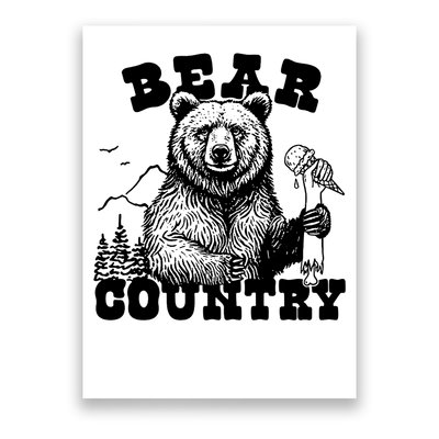 Bear Country Grizzly Bear Yellowstone National Park Yosemite Poster