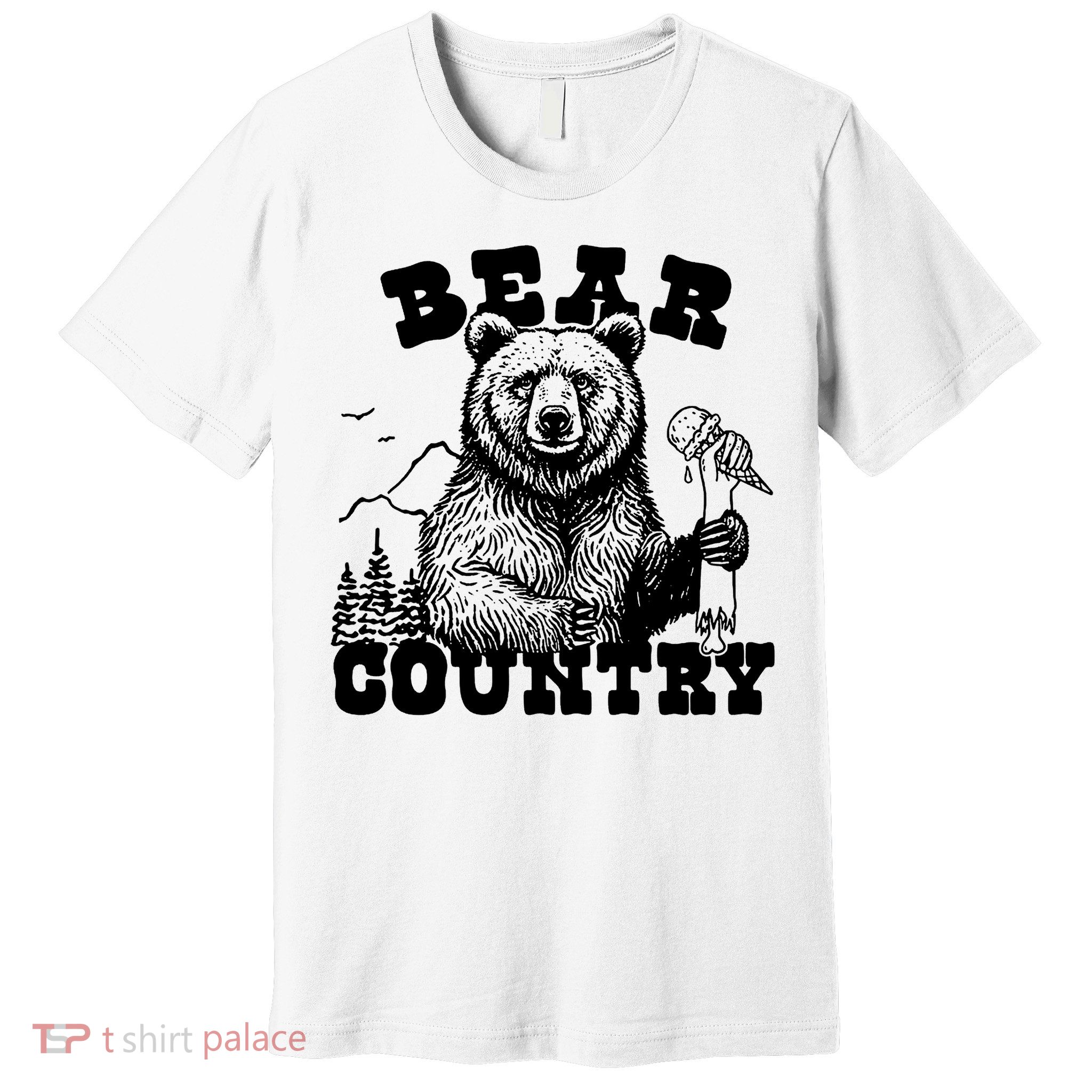 Bear Country Grizzly Bear Yellowstone National Park Yosemite Premium T-Shirt