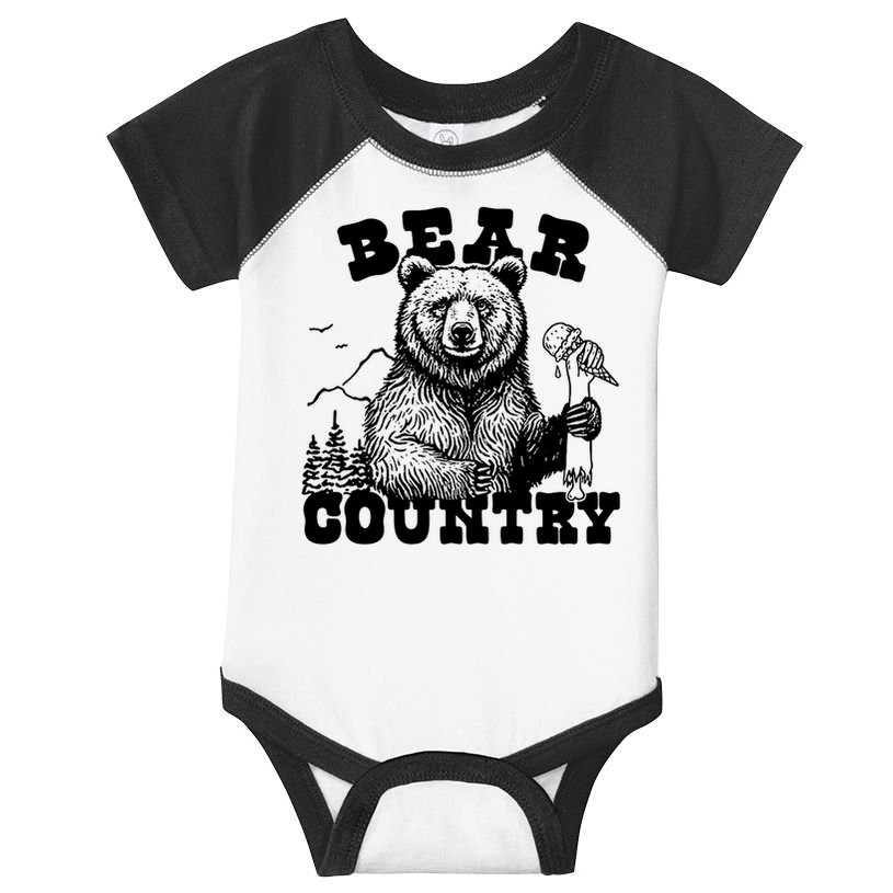 Bear Country Grizzly Bear Yellowstone National Park Yosemite Infant Baby Jersey Bodysuit