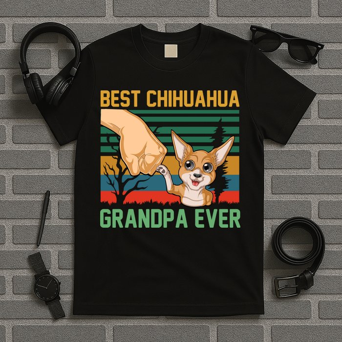 Best Chihuahua Grandpa Ever T-Shirt