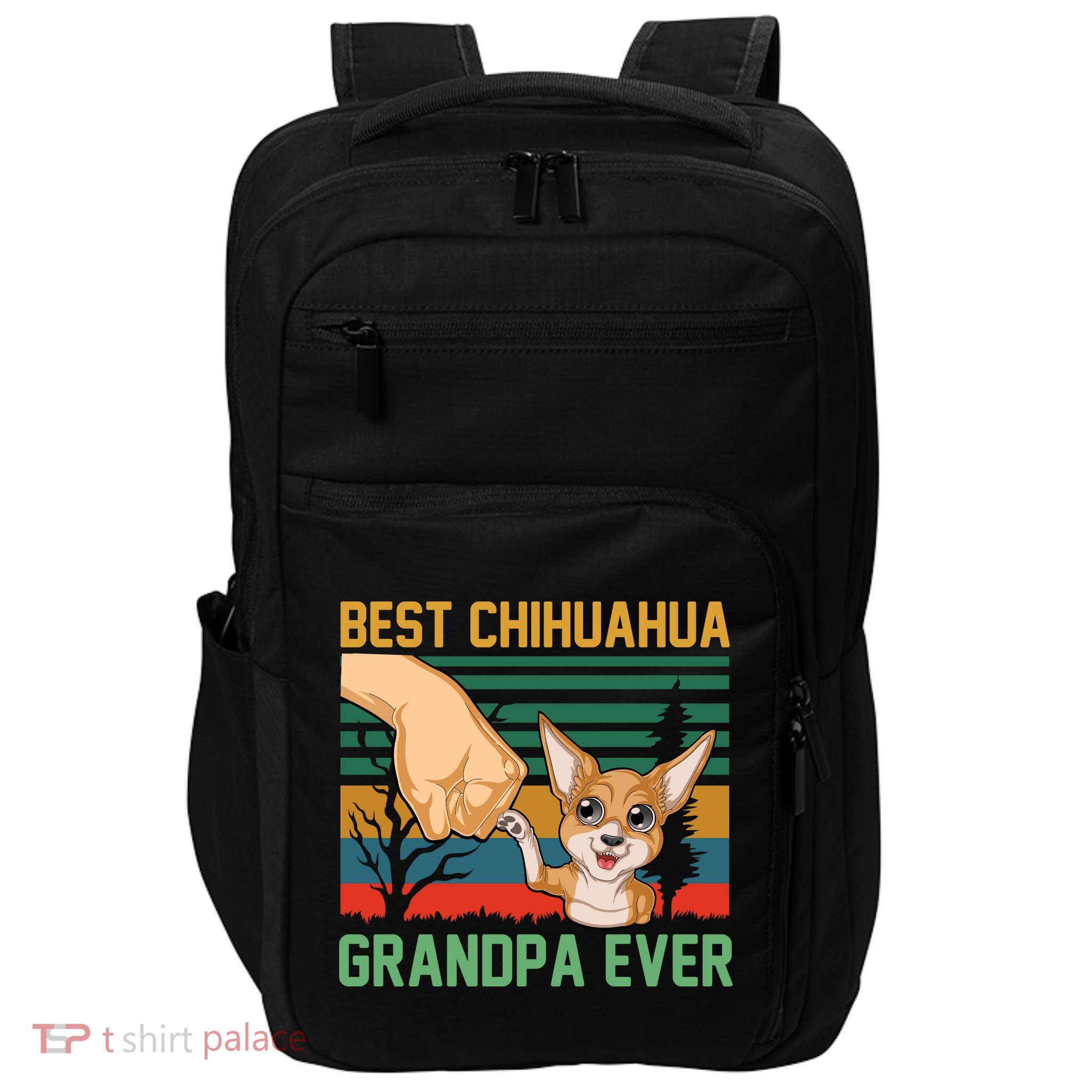 Best Chihuahua Grandpa Ever Impact Tech Backpack
