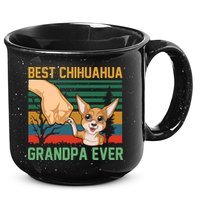 Best Chihuahua Grandpa Ever 15oz Campfire Ceramic Mug