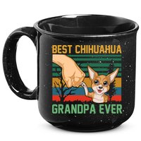 Best Chihuahua Grandpa Ever 15oz Campfire Ceramic Mug