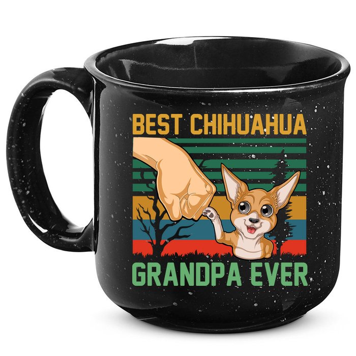 Best Chihuahua Grandpa Ever 15oz Campfire Ceramic Mug