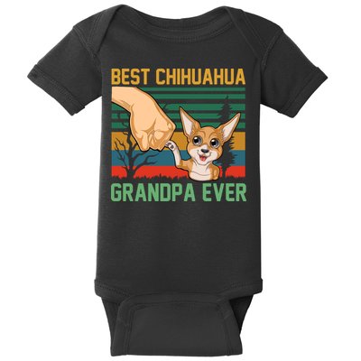 Best Chihuahua Grandpa Ever Baby Bodysuit
