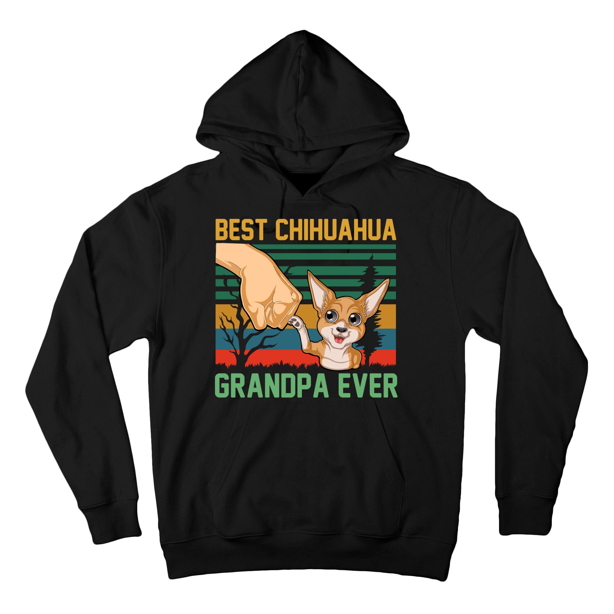 Best Chihuahua Grandpa Ever Tall Hoodie