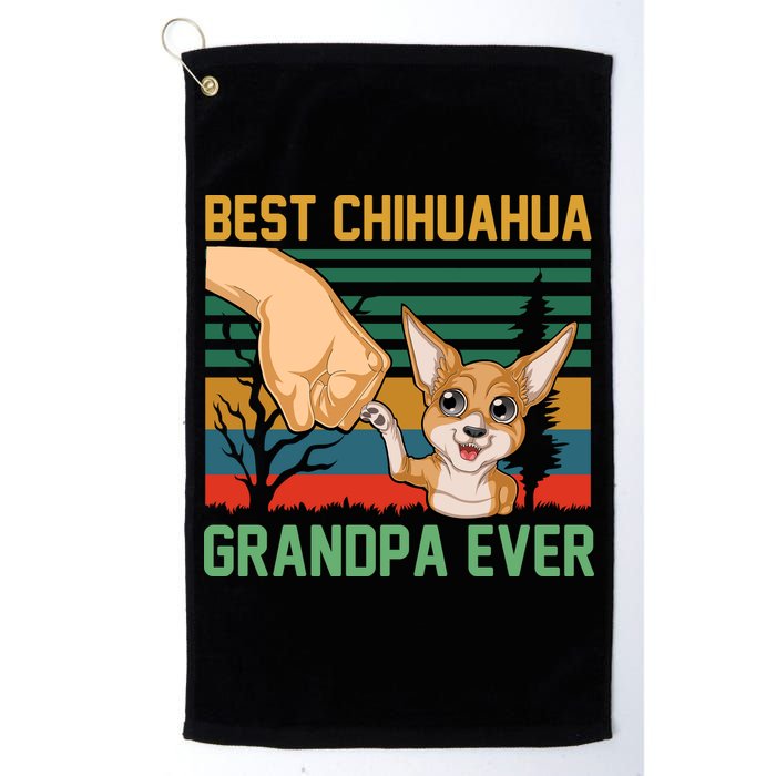 Best Chihuahua Grandpa Ever Golf Towel
