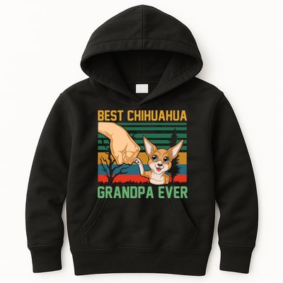 Best Chihuahua Grandpa Ever Kids Hoodie