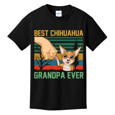 Best Chihuahua Grandpa Ever Kids T-Shirt