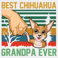 Best Chihuahua Grandpa Ever Garment-Dyed Sweatshirt