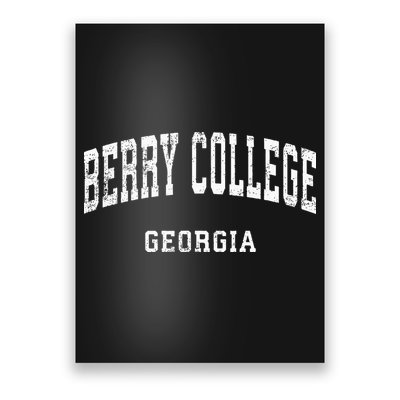 Berry College Georgia Ga Vintage Poster