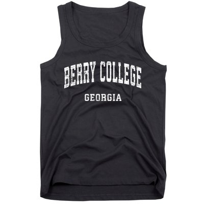 Berry College Georgia Ga Vintage Tank Top