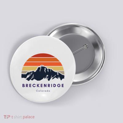 Breckenridge Colorado Gifts Hiking Skiing Breckenridge Gifts Button