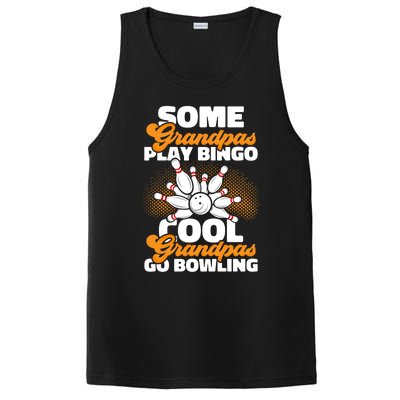 Bowler Cool Grandpas Go Bowling Funny Funny Gift PosiCharge Competitor Tank