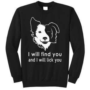 Border Collie gifts for dog lovers owners Sweatshirt