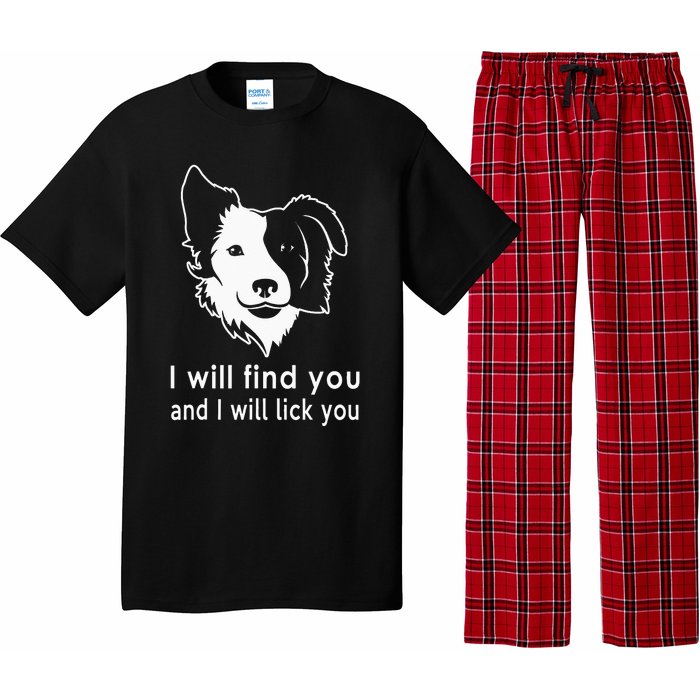 Border Collie gifts for dog lovers owners Pajama Set