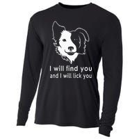 Border Collie gifts for dog lovers owners Cooling Performance Long Sleeve Crew