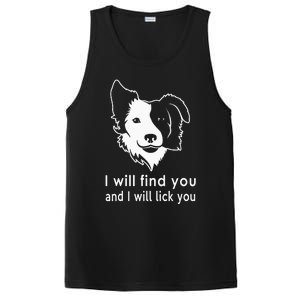 Border Collie gifts for dog lovers owners PosiCharge Competitor Tank