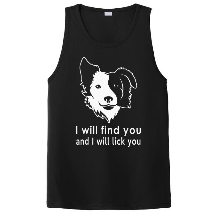 Border Collie gifts for dog lovers owners PosiCharge Competitor Tank