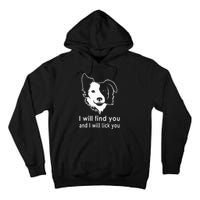 Border Collie gifts for dog lovers owners Tall Hoodie