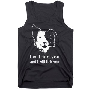 Border Collie gifts for dog lovers owners Tank Top