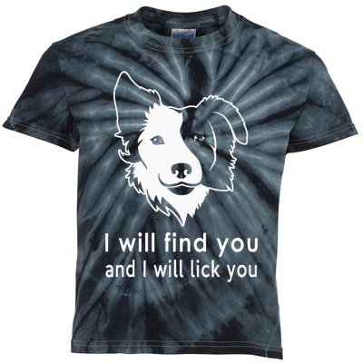 Border Collie gifts for dog lovers owners Kids Tie-Dye T-Shirt