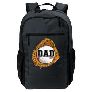 Baseball Catch Glove Baseball Dad Baseball Daddy Fathers Day Daily Commute Backpack