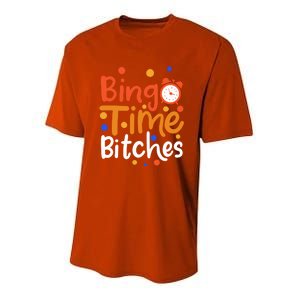 Bingo Cards Game Bingo Time Bitches Gift Youth Performance Sprint T-Shirt