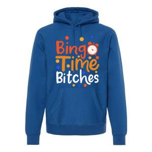 Bingo Cards Game Bingo Time Bitches Gift Premium Hoodie