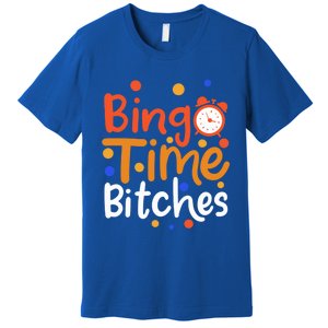 Bingo Cards Game Bingo Time Bitches Gift Premium T-Shirt