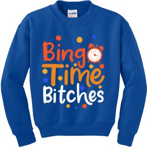 Bingo Cards Game Bingo Time Bitches Gift Kids Sweatshirt